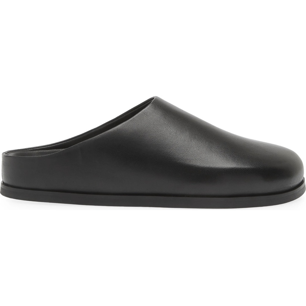 MANSUR GAVRIEL Everyday Mules in Black Lambskin Leather Size 37 / US 7 - NWOB